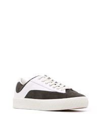 weiße Leder niedrige Sneakers von BY FA