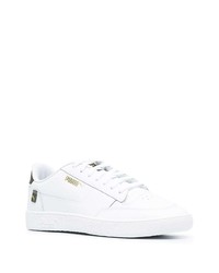 weiße Leder niedrige Sneakers von Puma