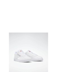 weiße Leder niedrige Sneakers von Reebok Classic