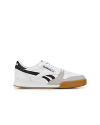 weiße Leder niedrige Sneakers von Reebok