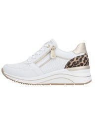 weiße Leder niedrige Sneakers von Remonte