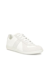 weiße Leder niedrige Sneakers von Maison Margiela