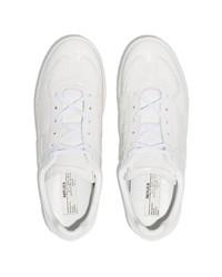 weiße Leder niedrige Sneakers von Maison Margiela