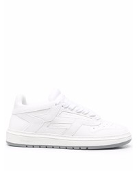 weiße Leder niedrige Sneakers von Represent