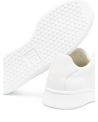 weiße Leder niedrige Sneakers von New Standard Edition