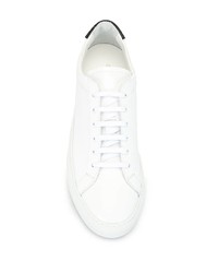 weiße Leder niedrige Sneakers von Common Projects