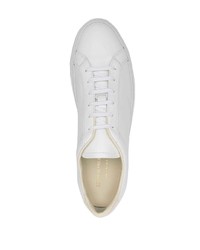 weiße Leder niedrige Sneakers von Common Projects