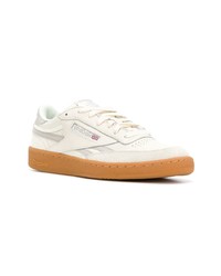 weiße Leder niedrige Sneakers von Reebok