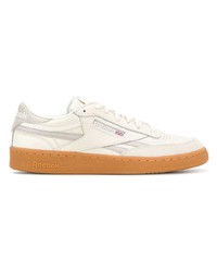 weiße Leder niedrige Sneakers von Reebok