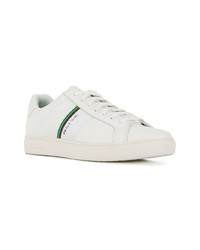 weiße Leder niedrige Sneakers von Ps By Paul Smith