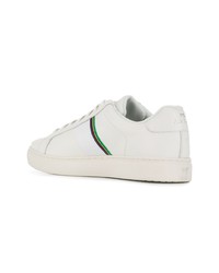 weiße Leder niedrige Sneakers von Ps By Paul Smith