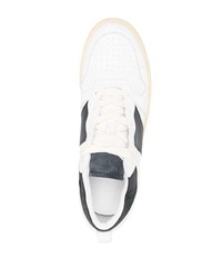 weiße Leder niedrige Sneakers von Rhude