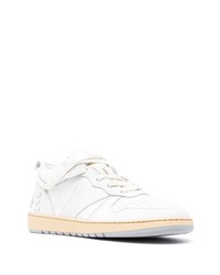 weiße Leder niedrige Sneakers von Rhude