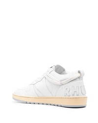 weiße Leder niedrige Sneakers von Rhude