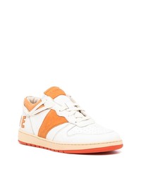 weiße Leder niedrige Sneakers von Rhude