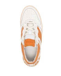 weiße Leder niedrige Sneakers von Rhude