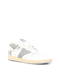 weiße Leder niedrige Sneakers von Rhude