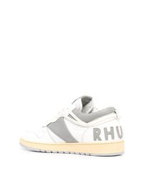 weiße Leder niedrige Sneakers von Rhude