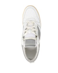 weiße Leder niedrige Sneakers von Rhude