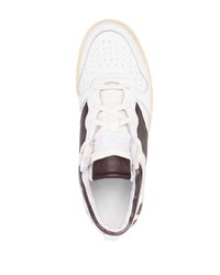 weiße Leder niedrige Sneakers von Rhude