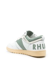 weiße Leder niedrige Sneakers von Rhude