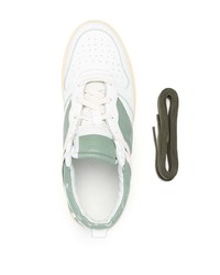 weiße Leder niedrige Sneakers von Rhude