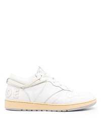 weiße Leder niedrige Sneakers von Rhude