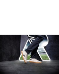 weiße Leder niedrige Sneakers von Rieker Sport