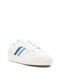 weiße Leder niedrige Sneakers von adidas