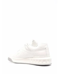 weiße Leder niedrige Sneakers von Valentino Garavani