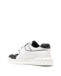 weiße Leder niedrige Sneakers von Valentino Garavani