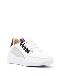 weiße Leder niedrige Sneakers von Nubikk