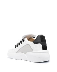 weiße Leder niedrige Sneakers von Nubikk