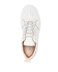 weiße Leder niedrige Sneakers von Buttero