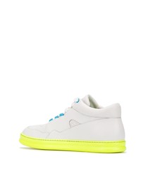 weiße Leder niedrige Sneakers von Camper