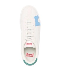 weiße Leder niedrige Sneakers von Camper