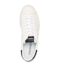 weiße Leder niedrige Sneakers von Premiata