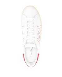 weiße Leder niedrige Sneakers von Premiata