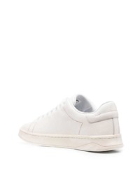 weiße Leder niedrige Sneakers von Diesel