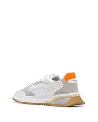 weiße Leder niedrige Sneakers von Philippe Model Paris