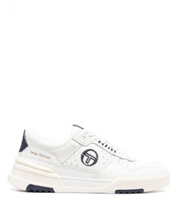 weiße Leder niedrige Sneakers von Sergio Tacchini