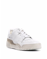 weiße Leder niedrige Sneakers von MARANT