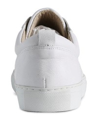 weiße Leder niedrige Sneakers von SHOE THE BEAR