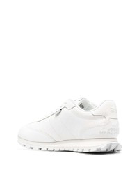 weiße Leder niedrige Sneakers von Marc Jacobs