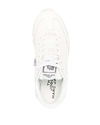 weiße Leder niedrige Sneakers von Marc Jacobs