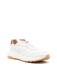 weiße Leder niedrige Sneakers von Hogan