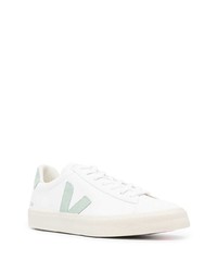 weiße Leder niedrige Sneakers von Veja