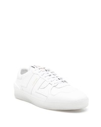 weiße Leder niedrige Sneakers von Lanvin