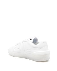 weiße Leder niedrige Sneakers von Lanvin