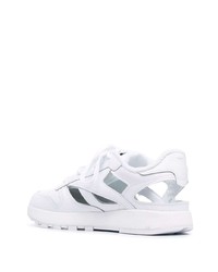 weiße Leder niedrige Sneakers von Maison Margiela x Reebok